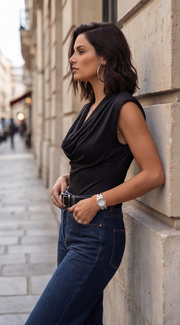 Body Noir Décolleté - L'Essentiel de la Séduction